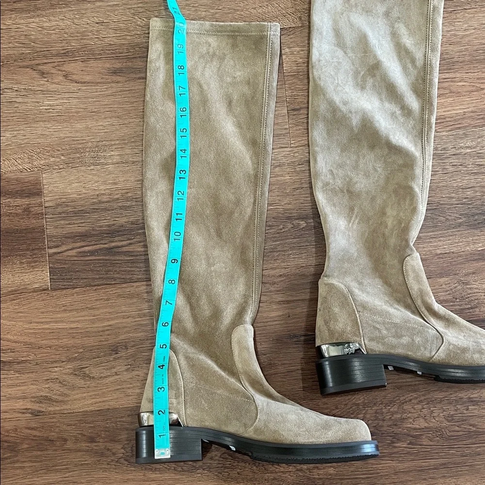 New Stuart Weitzman Mercer Suede Knee High Boots